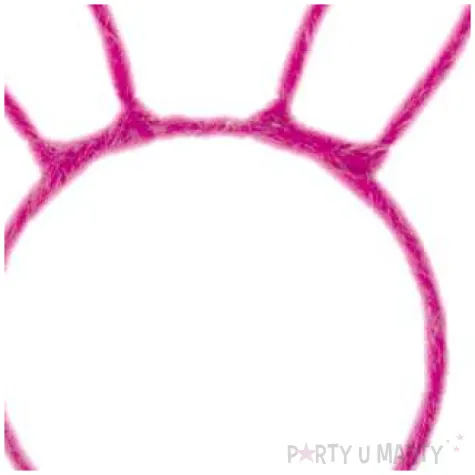 opaska party uszy zajaczka rozowa arpex