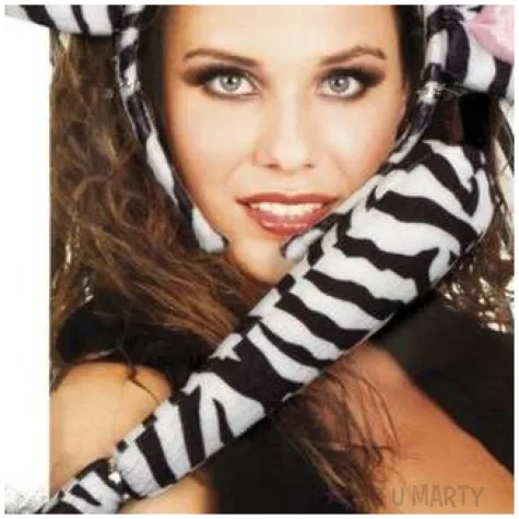 opaska party uszy zebry z ogonem boland