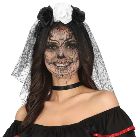 opaska party welon de los muertos czarny guirca