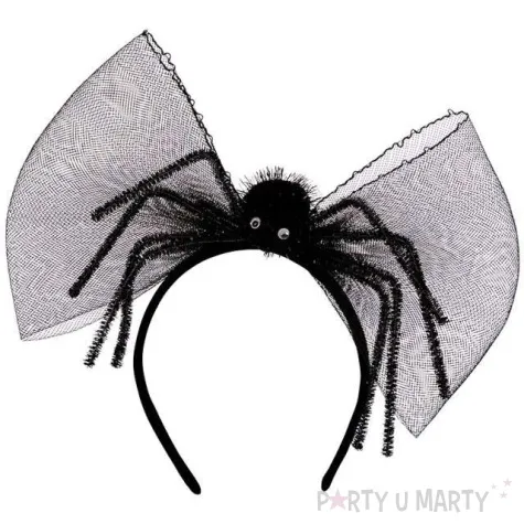opaska party wielki pajak i kokarda czarna carnival toys