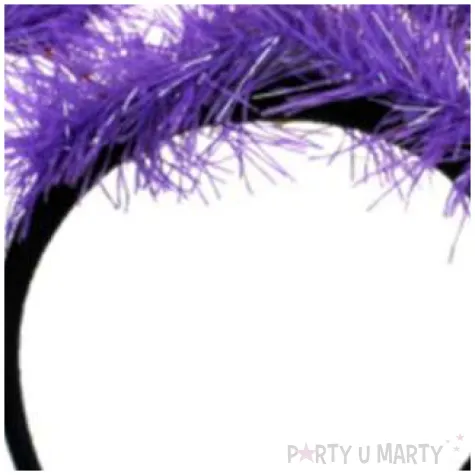 opaska party wlochate oczy potwora led fioletowe 7 7