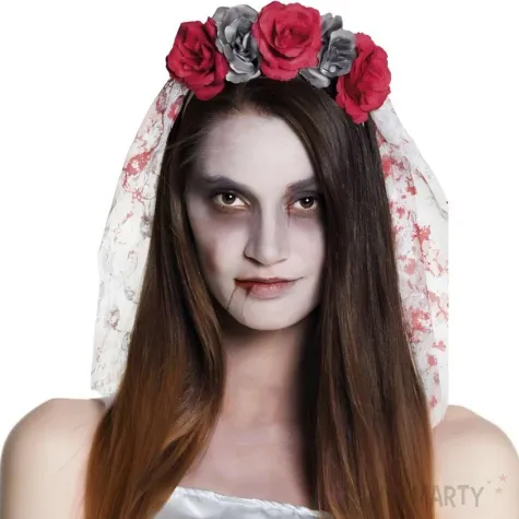 opaska party zakrwawiony welon z rozami boland