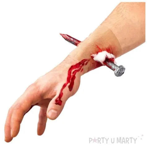 opaska rana gwozdz w rece carnival toys
