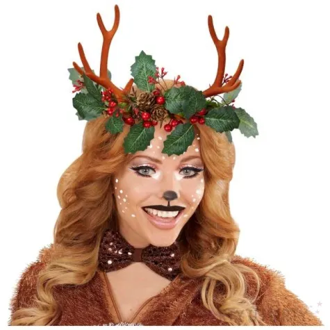 opaska rogi renifera w ostrokrzewie widmann