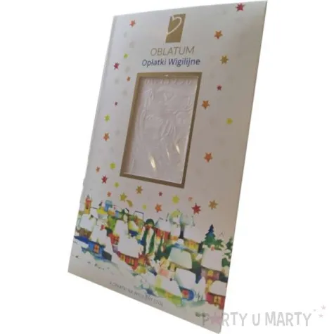 oplatek wigilijny premium bialy oblatum 90x165mm 1 opak