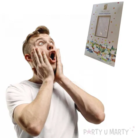 oplatek wigilijny premium bialy oblatum 90x165mm 1 opak