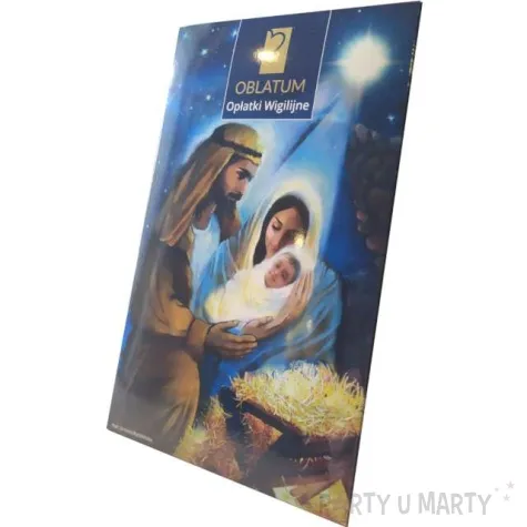 oplatek wigilijny premium granat oblatum 90x165mm 1 opak