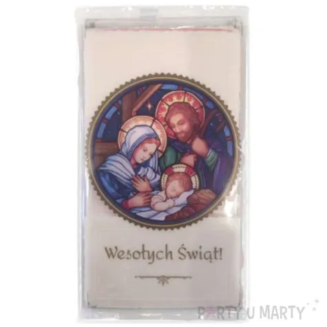 oplatek wigilijny zestaw w woreczku 85x152 mm 85x50 mm 5 4 szt