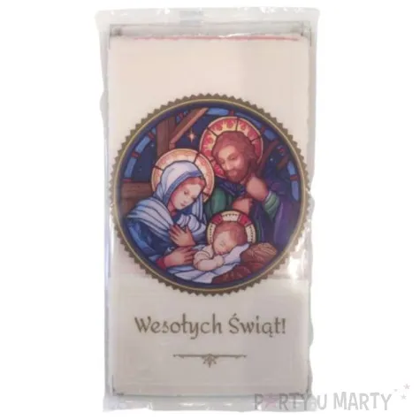 oplatek wigilijny zestaw z kolorem 85x152 85x50 mm 4 1 3 szt