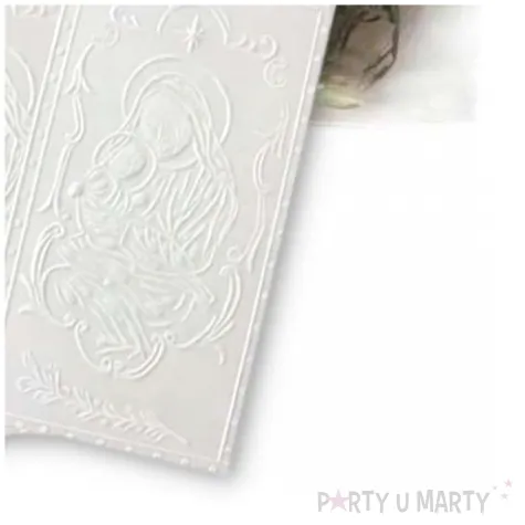 oplatek wigilijny zestaw z siankiem classic bialy oblatum 1 opak