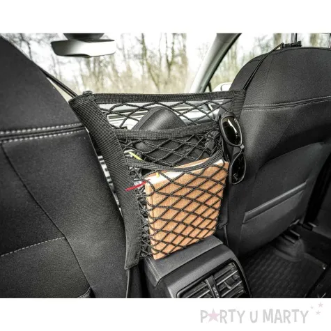 organizer do samochodu siatka czarny gadgetmaster