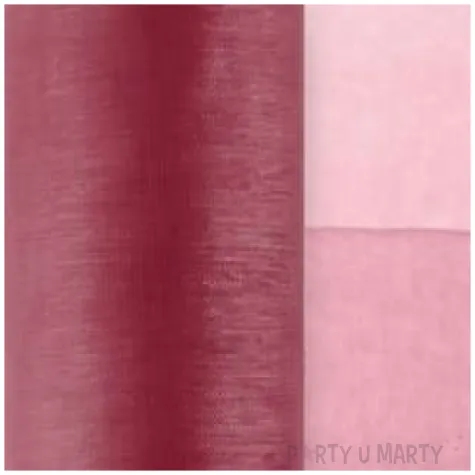 organza bordowa 0 38 x 9 m
