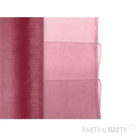 organza bordowa 0 38 x 9 m