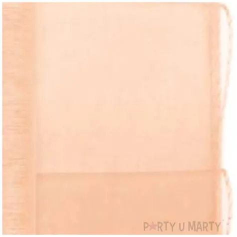 organza brzoskwiniowa 0 38 x 9 m