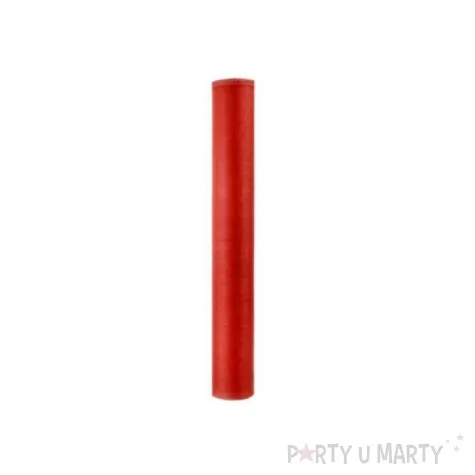 organza classic obszywana czerwona 38 cm 9 m 1 rolka