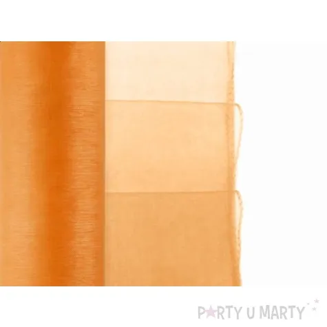 organza classic obszywana pomaranczowa 38 cm 9 m 1 rolka