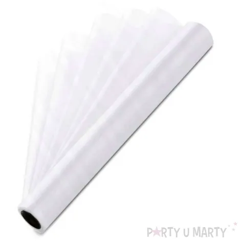 organza gladka biala partydeco 0 16 x 9 m