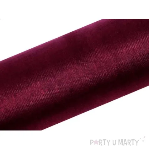 organza gladka bordowy 1 5x50 m 1 belka