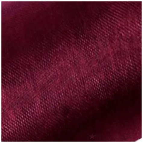 organza gladka bordowy 1 5x50 m 1 belka