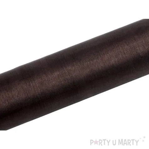 organza gladka brazowa 0 16 x 9 m