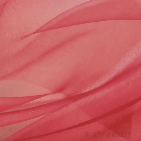 organza gladka burgundowy partypal 0 36 x 9 m