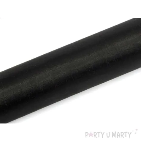organza gladka czarna 0 16 x 9 m