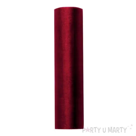 organza gladka czerwone wino 0 16 x 9 m