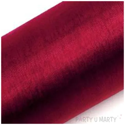 organza gladka czerwone wino 0 16 x 9 m