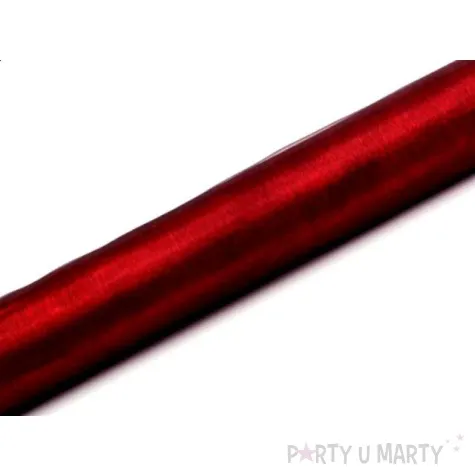 organza gladka czerwone wino 0 36 x 9 m