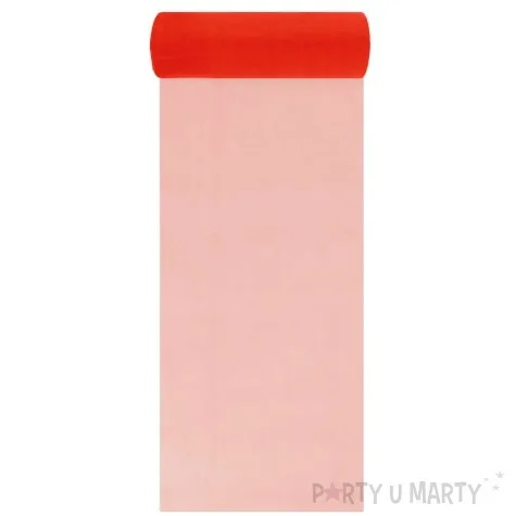 organza gladka czerwony partypal 0 16 x 9 m