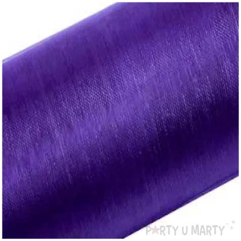 organza gladka fioletowa partydeco 0 16 x 9 m