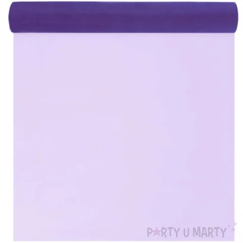 organza gladka fioletowy partypal 0 36 x 9 m