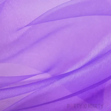organza gladka fioletowy partypal 0 36 x 9 m