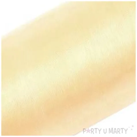 organza gladka kremowa partydeco 0 16 x 9 m
