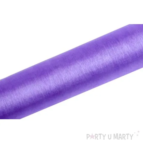 organza gladka liliowa partydeco 0 16 x 9 m