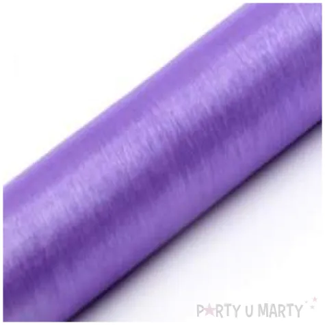 organza gladka liliowa partydeco 0 36 x 9 m