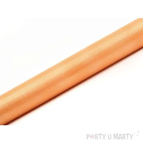 organza gladka lososiowa 0 36 x 9 m