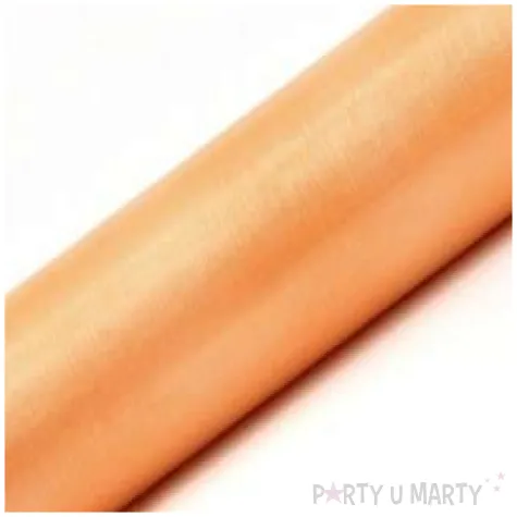 organza gladka lososiowa 0 36 x 9 m