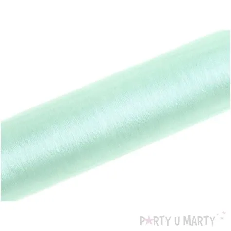 organza gladka mietowa jasna 0 16 x 9 m