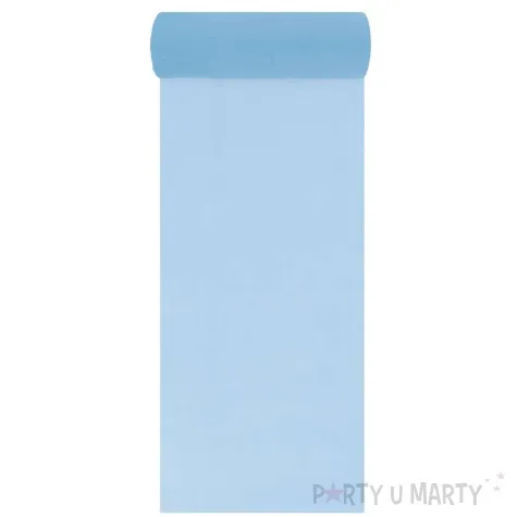 organza gladka niebieski jasny partypal 0 16 x 9 m