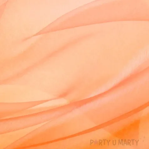 organza gladka pomaranczowy partypal 0 36 x 9 m