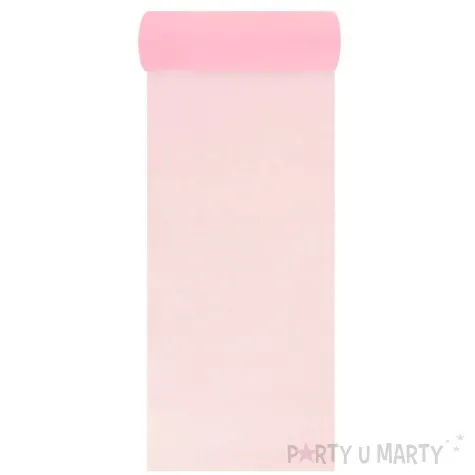 organza gladka rozowy jasny partypal 0 16 x 9 m