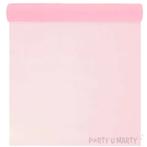 organza gladka rozowy jasny partypal 0 36 x 9 m