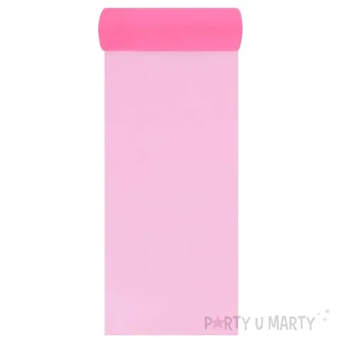 organza gladka rozowy partypal 0 16 x 9 m