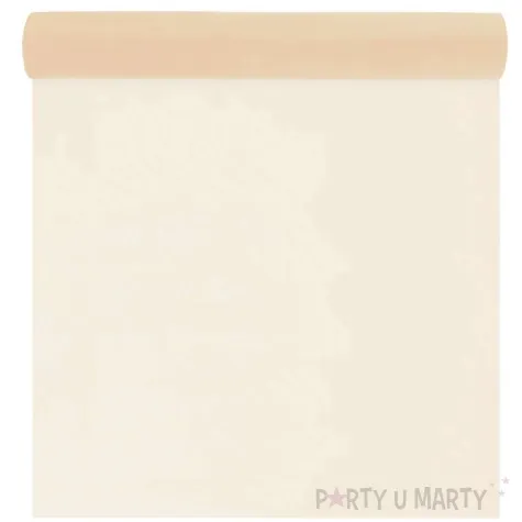 organza gladka szampanski partypal 0 36 x 9 m