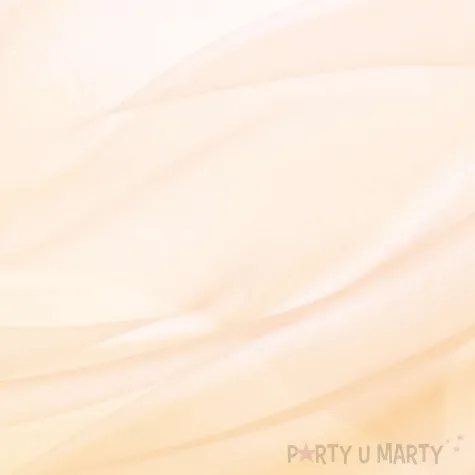 organza gladka szampanski partypal 0 36 x 9 m