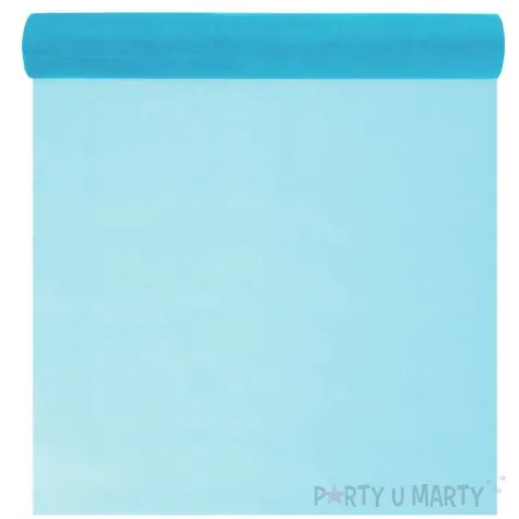 organza gladka turkusowy partypal 0 36 x 9 m