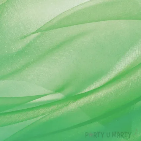 organza gladka zielony ciemny partypal 0 36 x 9 m