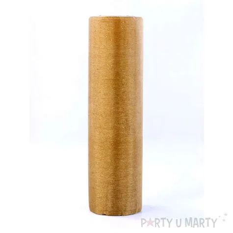 organza glitter zlota brokatowa 16 cm 9 m 1 rolka