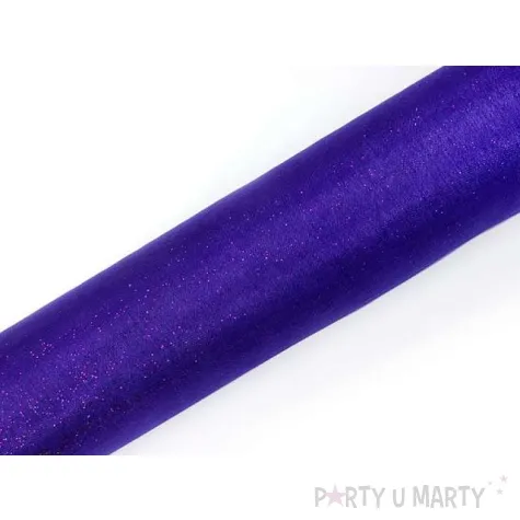organza glittery fioletowy 0 36 x 9 m 1 szt
